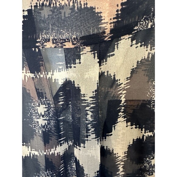 Charlie Jade Women Navy/Blush Chic Workwear, Silk, Casual, Flowy, Size S Sheer - Picture 10 of 12